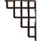 Ekena Millwork Diane Wrought Iron Bracket, (Triple center brace), Antiqued Bronze 2"W x 7 1/2"D x 10"H BKTM02X07X10TDIABZ - alternate 7